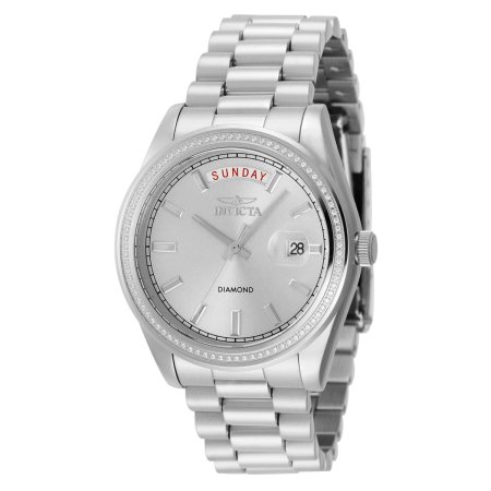 Invicta Elite Diamond 0.30 Carat Diamond Unisex Watch – 38mm, Steel (48763)
