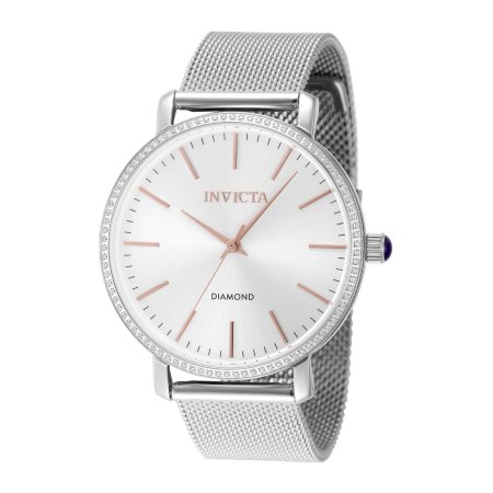 Invicta Elite Diamond 0.32 Carat Diamond Unisex Watch – 38mm, Steel (48747)
