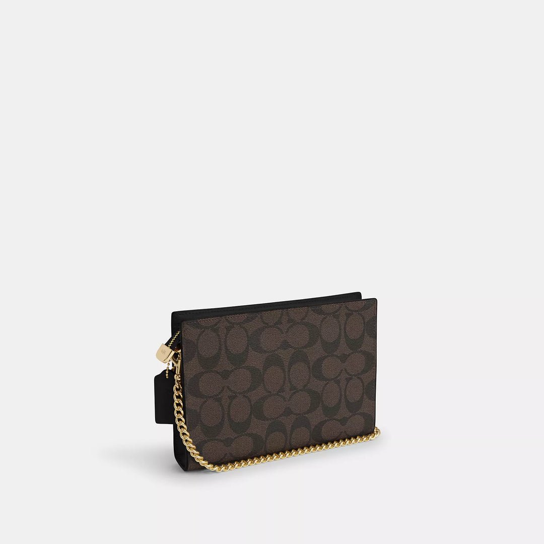 Slim Crossbody In Signature Canvas